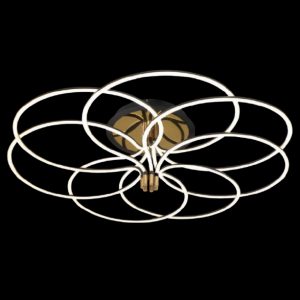 Đèn gắn trần trang trí Slister Ø1000mm - LED 91W - 3 CĐ