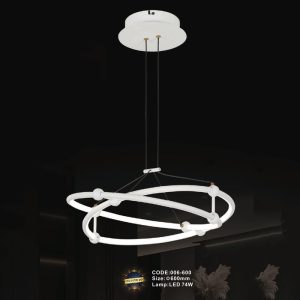 Đèn treo trang trí Slister Ø600mm - LED 74W - 3 CĐ