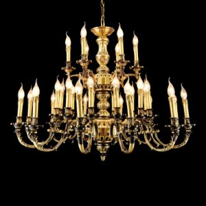 Đèn chùm nến Slister Ø1000*H760mm - E14*30 - chất liệu: đồng thau