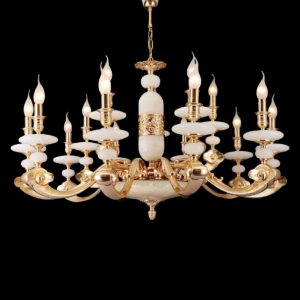 Đèn chùm nến Slister Ø980*H560mm - E14*15 - chất liệu: đồng thau