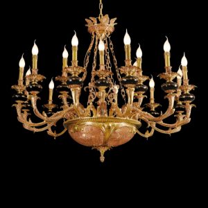 Đèn chùm nến Slister Ø1080*H860mm - E14 - chất liệu: đồng thau