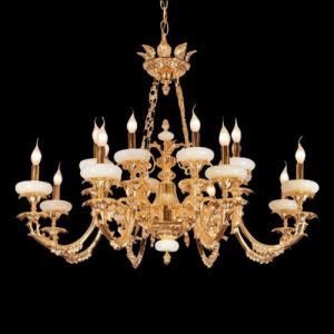 Đèn chùm nến Slister Ø1000*H760mm - E14*16 - chất liệu: đồng thau