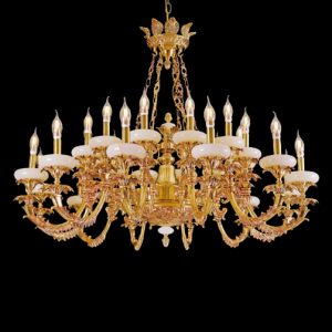 Đèn chùm nến Slister Ø1100*H860mm - E14*24 - chất liệu: đồng thau