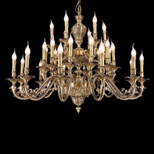 Đèn chùm nến Slister Ø1040*H760mm - E14*30 - chất liệu: đồng thau