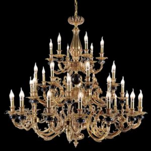 Đèn chùm nến Slister Ø1200*H1150mm - E14*38 - chất liệu: đồng thau