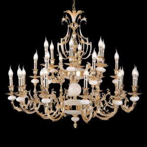 Đèn chùm nến Slister Ø1000*H880mm - E14*24 - chất liệu: đồng thau