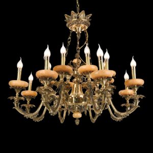 Đèn chùm nến Slister Ø900*H750mm - E14*16 - chất liệu: đồng thau