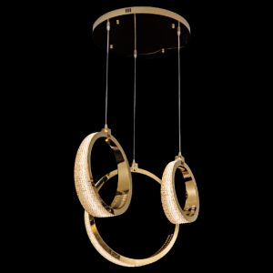 Đèn treo pha lê Slister Ø300+400+500mm - LED 50W