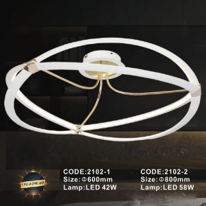 Đèn gắn trần trang trí Slister 2102 - LED 3 CĐ