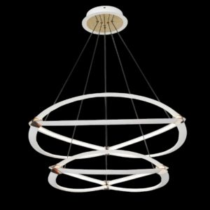 Đèn treo trang trí Slister Ø800+600mm - LED 100W - 3 CĐ