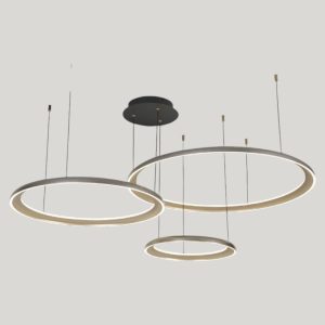 Đèn treo trang trí Slister Ø800+600+400mm - LED 145W - 3 CĐ