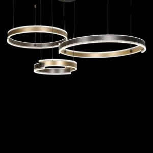 Đèn treo trang trí Slister Ø800+600+400mm - LED 136W - 3 CĐ