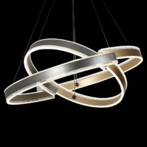 Đèn treo trang trí Slister Ø800+600mm - LED 103W - 3 CĐ