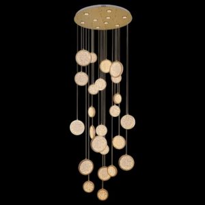 Đèn treo pha lê Slister Ø800*H3000mm - LED 215W - 3 CĐ