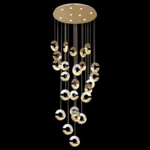 Đèn treo pha lê Slister Ø800*H3000mm - LED 102W - 3 CĐ