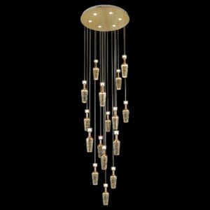 Đèn treo pha lê Slister Ø600*H3000mm - LED 114W - 3 CĐ