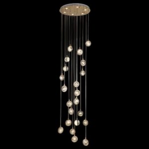 Đèn treo pha lê Slister Ø600*H3000mm - LED 128W - 3 CD