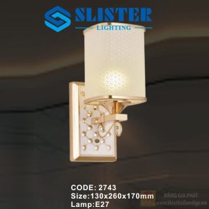 Đèn tường trong nhà Slister 130*260*170mm - E27