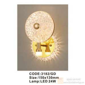 Đèn tường trong nhà Slister 150*130mm - LED 24W