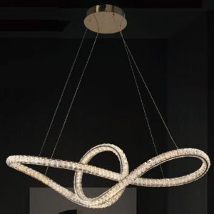 Đèn treo pha lê Slister 1000*350mm - LED 68W - 3 CĐ