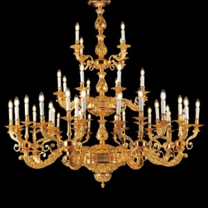 Đèn chùm nến Slister Ø1000*1500mm - E14*44 - chất liệu: đồng thau