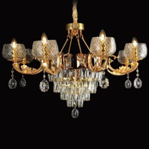 Đèn chùm pha lê Slister Ø800*H550mm - LED + E14