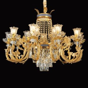 Đèn chùm pha lê Slister Ø910*H600mm - LED + E14