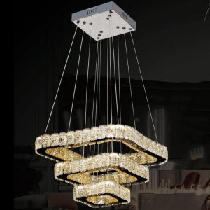 Đèn treo pha lê Slister Ø500+300+200mm - LED 130W - 3 CĐ