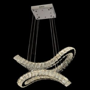 Đèn treo pha lê Slister 500+300mm - LED 120W - 3 CĐ