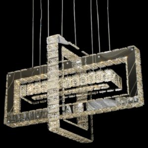 Đèn treo pha lê Slister Ø600+400+300mm - LED 120W - 3 CĐ