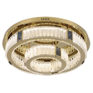 Đèn mâm pha lê Slister Ø600mm - LED 200W - 3 CĐ