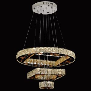 Đèn treo pha lê Slister Ø500+300+200mm - LED 160W - 3 CĐ