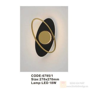 Đèn tường trong nhà Slister 270*270mm - LED 18W