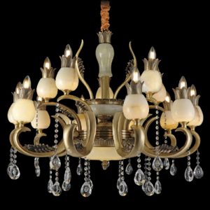 Đèn chùm nến Slister Ø900*900mm - E14*15 - chất liệu: đồng thau