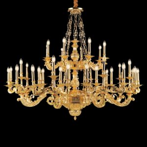 Đèn chùm nến Slister Ø1500*1200mm - E14*40 - chất liệu: đồng thau