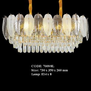 Đèn treo pha lê Slister 730*350*260mm - E14*8