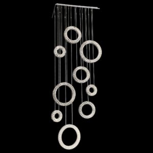 Đèn treo pha lê Slister 800*500*1500mm - LED 3 CĐ