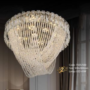 Đèn chùm pha lê Slister Ø500*H380mm Led 45W