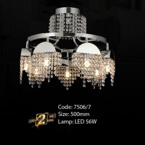 Đèn chùm pha lê Slister 500mm Led 56W