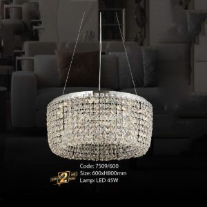 Đèn chùm pha lê Slister Ø600*H800mm Led 45W