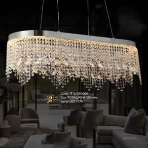 Đèn chùm pha lê Slister W350*L900*H500mm Led 110W