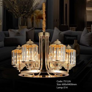 Đèn chùm trang trí Slister Ø600*H400mm E14
