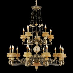 Đèn chùm nến Slister Ø1020*H1070mm - E14*15 - chất liệu: đồng thau