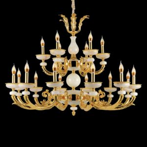 Đèn chùm nến Slister Ø1000*H840mm - E14*18 - chất liệu: đồng thau