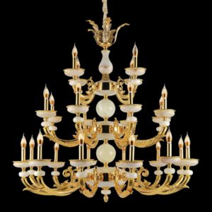 Đèn chùm nến Slister Ø1140*H1080mm - E14*24 - chất liệu: đồng thau