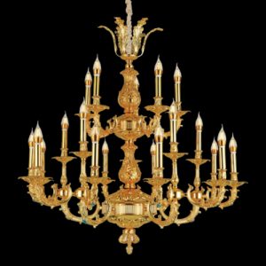 Đèn chùm nến Slister Ø960*H870mm - E14*20 - chất liệu: đồng thau