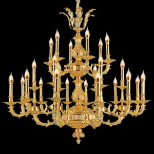 Đèn chùm nến Slister Ø1060*H900mm - E14*24 - chất liệu: đồng thau