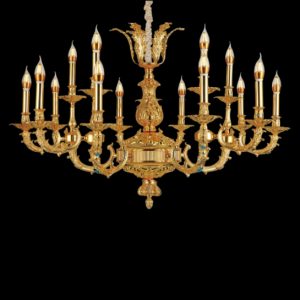 Đèn chùm nến Slister Ø960*H620mm - E14*15 - chất liệu: đồng thau