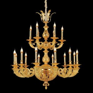 Đèn chùm nến Slister Ø1060*H1180mm - E14*18 - chất liệu: đồng thau