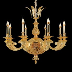 Đèn chùm nến Slister Ø940*H720mm - E14*8 - chất liệu: đồng thau